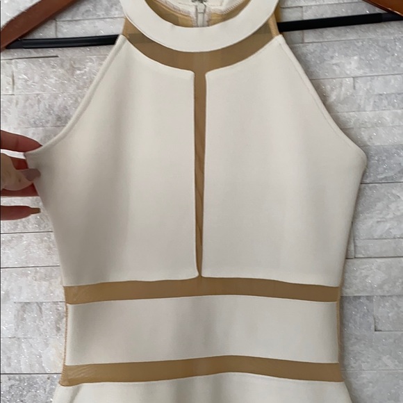 White bandage bodycon dress - Picture 4 of 7